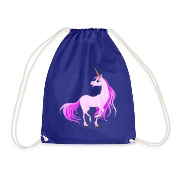 licorne - Sac de sport léger - bleu roi - Devant