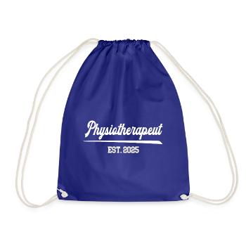 Physiotherapeut Est 2025 Beruf Masseur Physio - Turnbeutel - Königsblau - Vorne