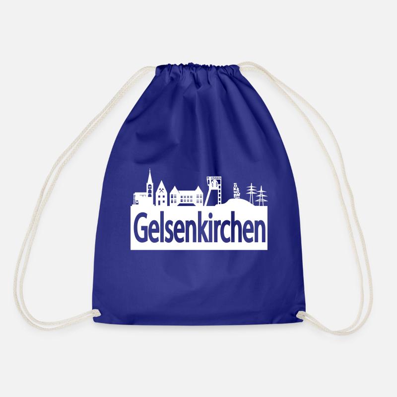 Skyline Gelsenkirchen - Turnbeutel - Königsblau