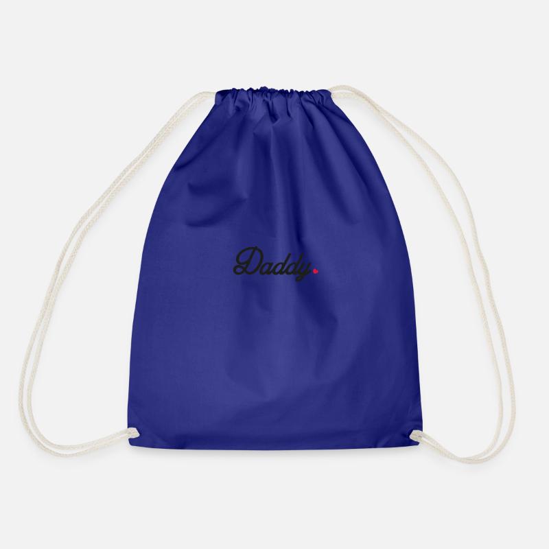 Daddy 3500x3500 - Drawstring Bag - royal blue