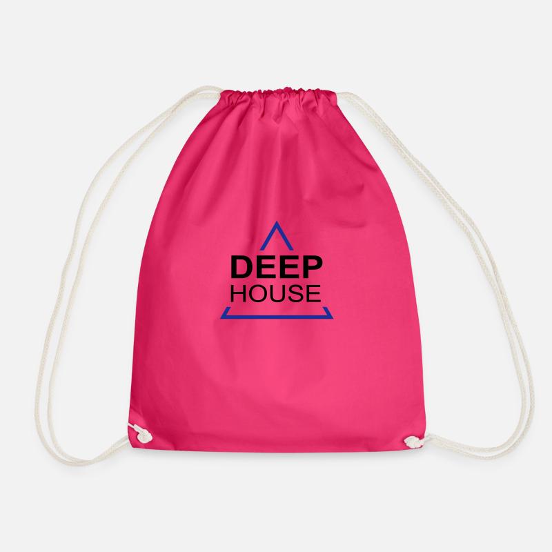 Deep House Design 001 - Turnbeutel - Fuchsia
