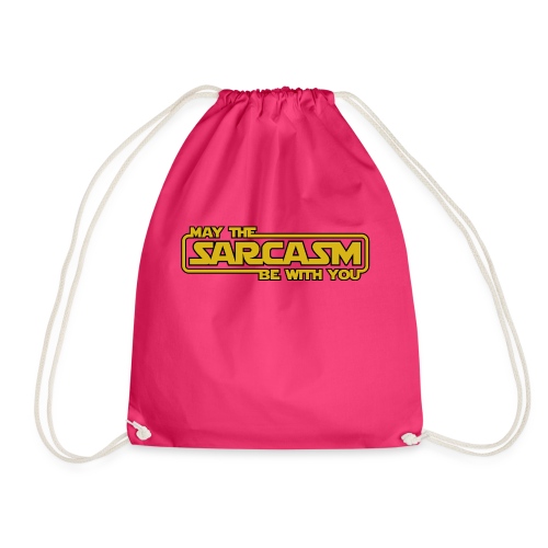 May the sarcasm - Drawstring Bag