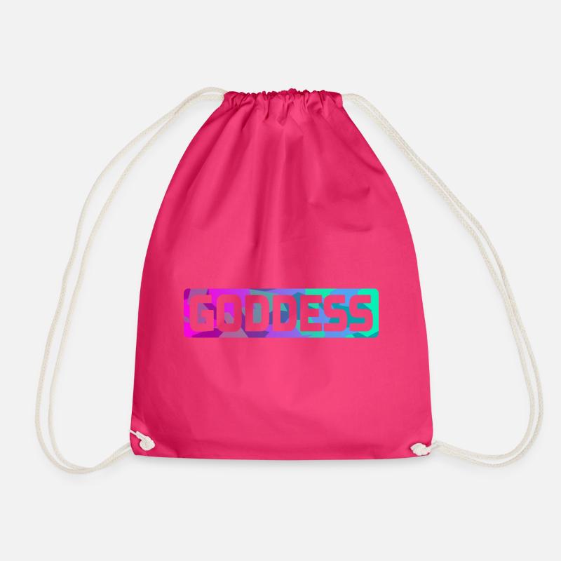 GODDESS - Drawstring Bag - fuchsia
