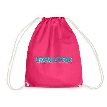 Geigelstein als Trekking - Turnbeutel - Fuchsia - Vorne