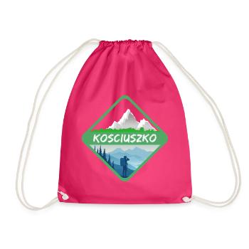 Geschenk für Kosciuszko - Turnbeutel - Fuchsia - Vorne