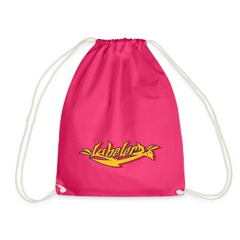 Labelerz Three - Turnbeutel - Fuchsia - Vorne