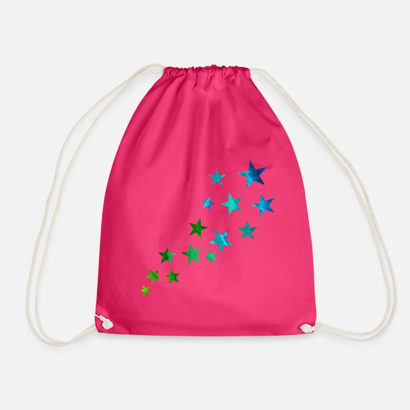 Shooting star - Drawstring Bag - fuchsia