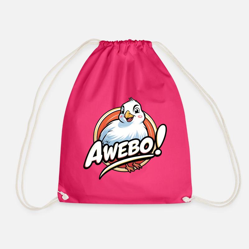 Awebo - Drawstring Bag - fuchsia