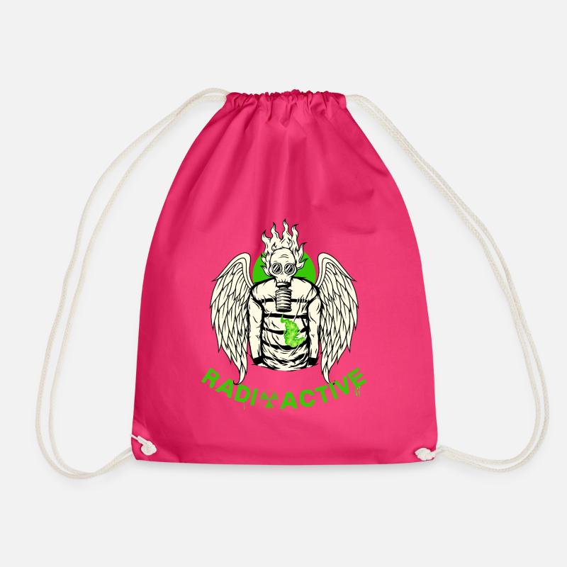 Radioactive Angel - Drawstring Bag - fuchsia