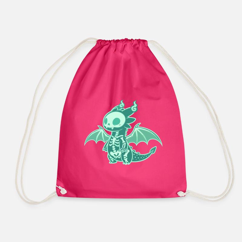 Drachengeist-Vektor - Turnbeutel - Fuchsia