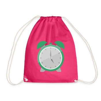 Wecker - Turnbeutel - Fuchsia - Vorne