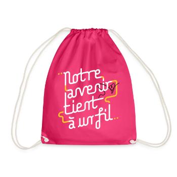 Notre Avenir - Sac de sport léger - fuchsia - Devant