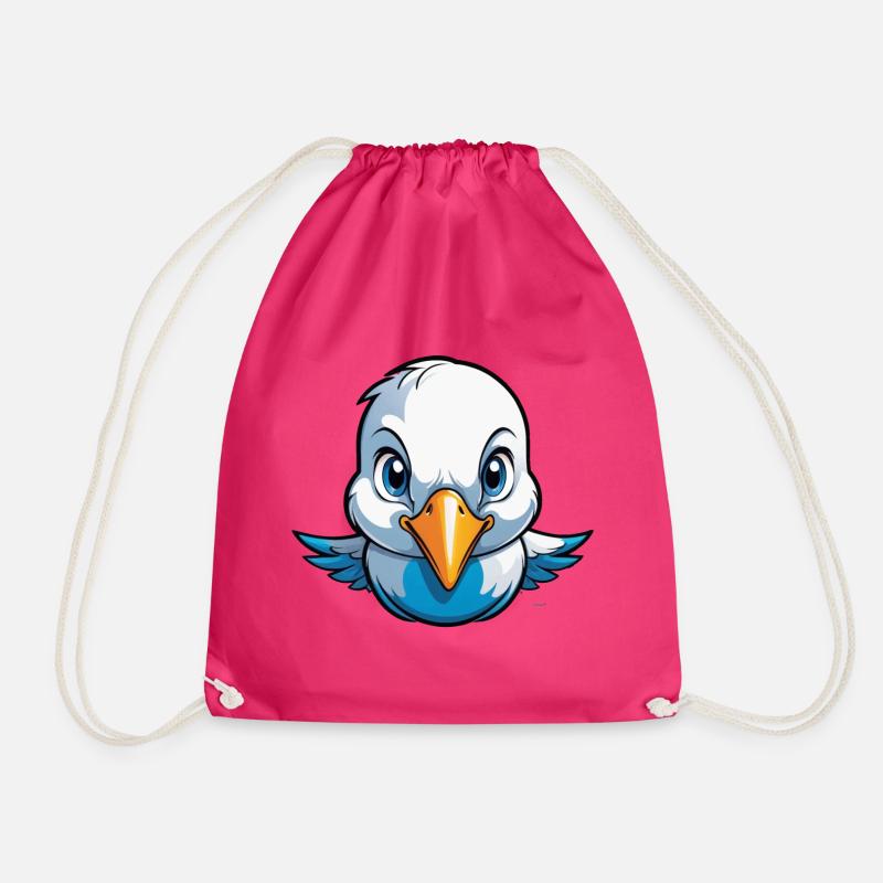 Kleines Täubchen Flieger-Ass - Turnbeutel - Fuchsia