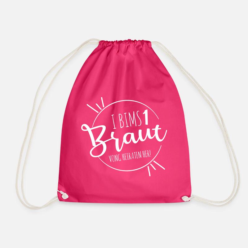 I BIMS 1 Braut - Turnbeutel - Fuchsia