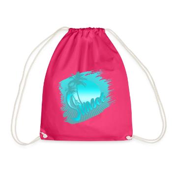 sunset blue - Sac de sport léger - fuchsia - Devant