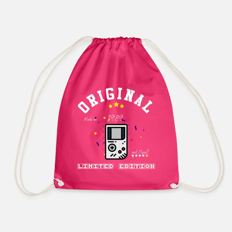 Year 1989 - Drawstring Bag - fuchsia
