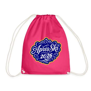 Après-ski 2026 - Drawstring Bag - fuchsia - Front