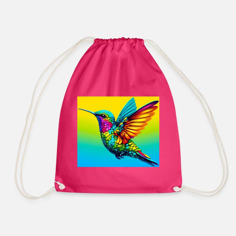 Kolibri - Turnbeutel - Fuchsia