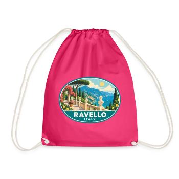 Entdecken Sie Ravello in Italien Amalfiküste Reisen - Turnbeutel - Fuchsia - Vorne