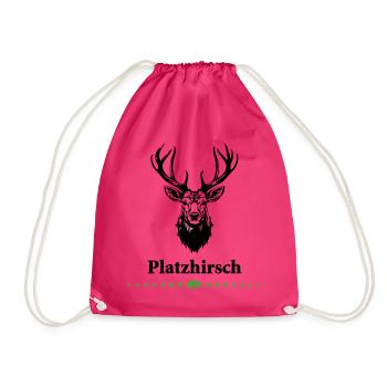 0-Platzhirsch - Turnbeutel - Fuchsia - Vorne