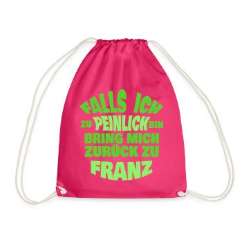 JGA Franz - Turnbeutel - Fuchsia - Vorne