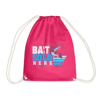 Anglers Fishermen Fishing Sport Fishermen - Drawstring Bag - fuchsia - Front
