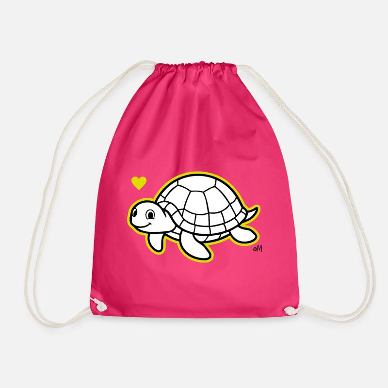 Max_the_turtle - Turnbeutel - Fuchsia