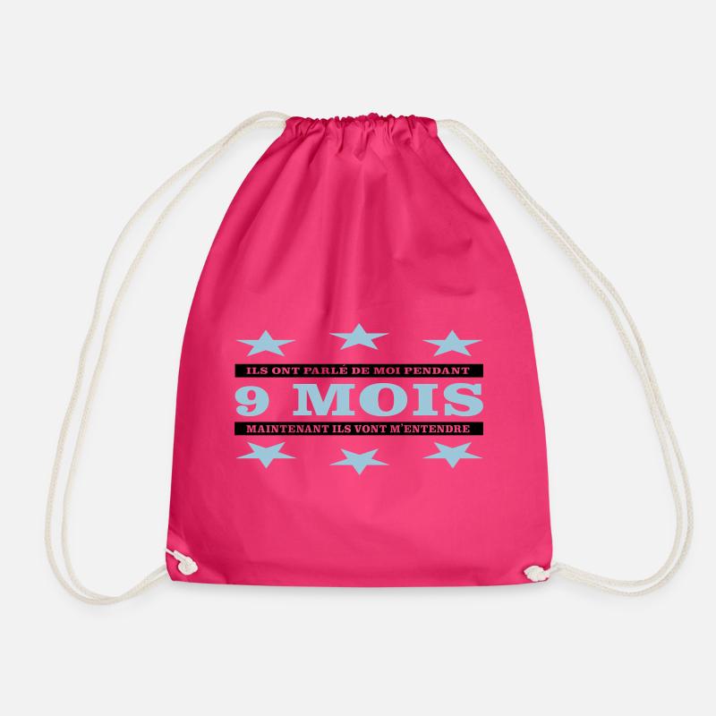 9 Monate - Turnbeutel - Fuchsia
