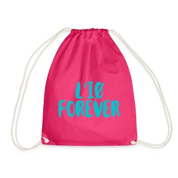 IO für immer - Turnbeutel - Fuchsia - Vorne