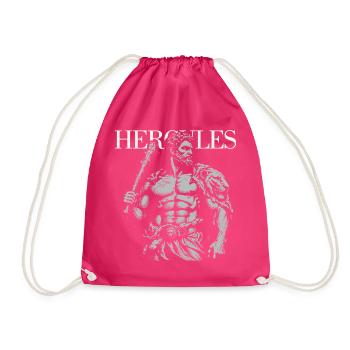 Herkules' mythische Stärke-Silhouette - Turnbeutel - Fuchsia - Vorne