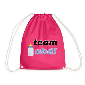 Team ABDL - Turnbeutel - Fuchsia - Vorne