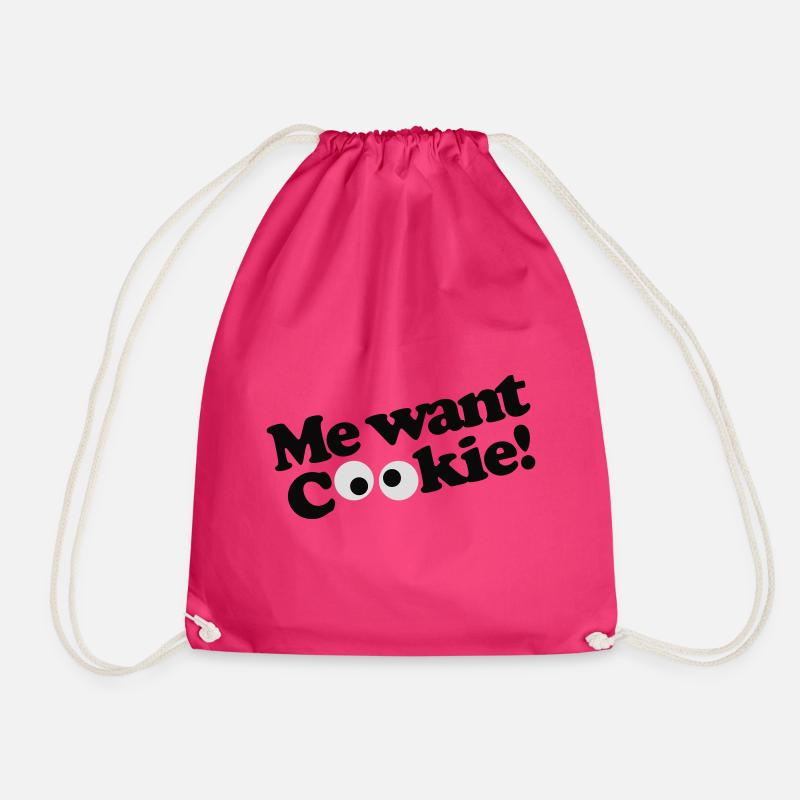 Ich will Plätzchen! - Turnbeutel - Fuchsia