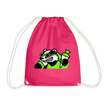 Icône de la rentrée scolaire de Badger Cool - Sac de sport léger - fuchsia - Devant