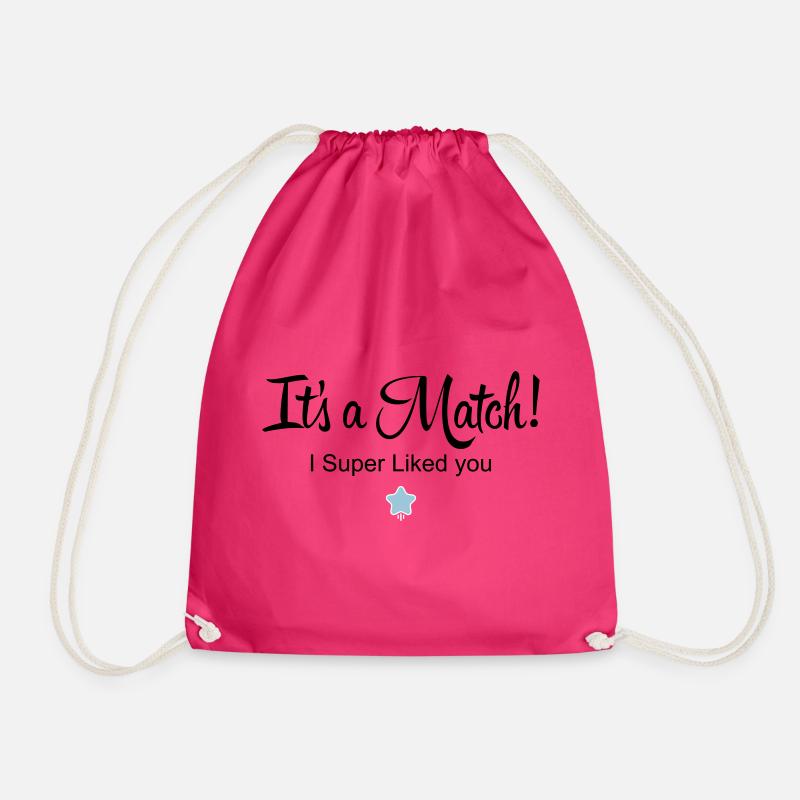 Es ist ein Match! - Turnbeutel - Fuchsia