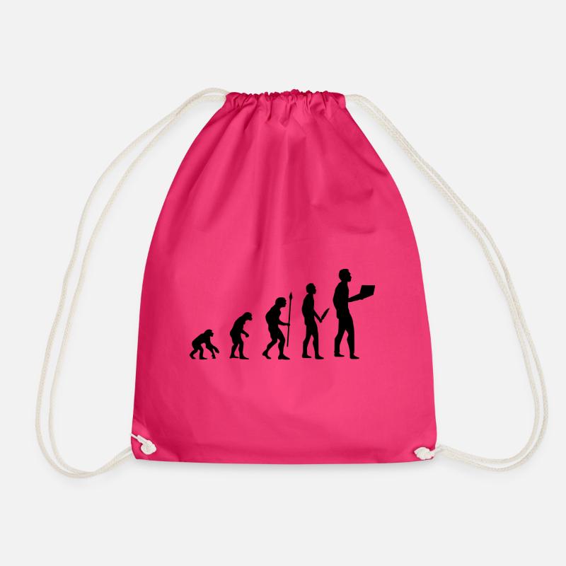 Evolution Kommunikation Laptop - Turnbeutel - Fuchsia