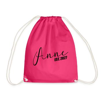 Türkische Mama Anne 2027 - Turnbeutel - Fuchsia - Vorne