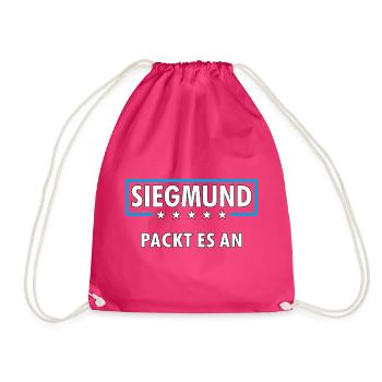 SIEGMUND - Turnbeutel - Fuchsia - Vorne