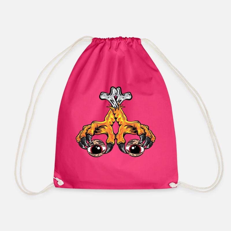 Hähnchen - Turnbeutel - Fuchsia