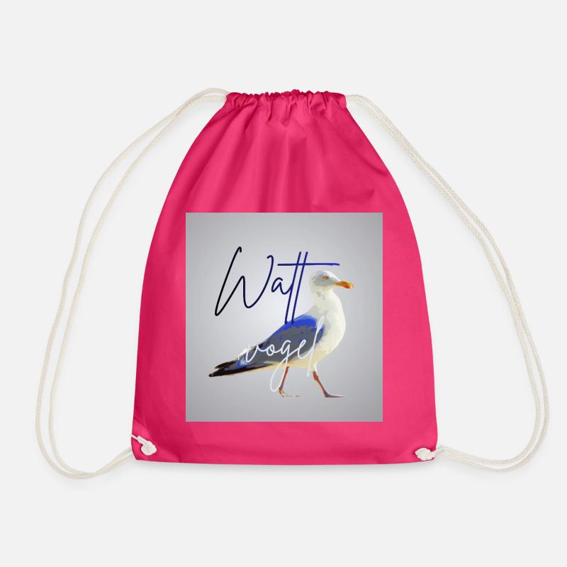 Wattvogel_3 - Turnbeutel - Fuchsia
