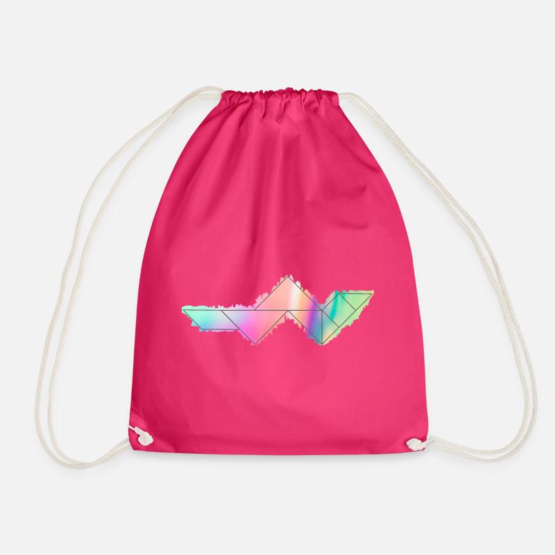 Tangram Wurm Neon Edition No. 1 - Turnbeutel - Fuchsia