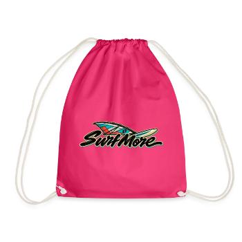 Surf More – Wind Classic - Turnbeutel - Fuchsia - Vorne