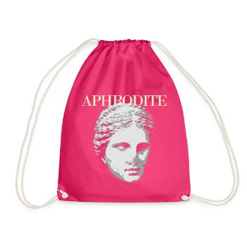 Aphrodite-Büsten-Popkunst - Turnbeutel - Fuchsia - Vorne