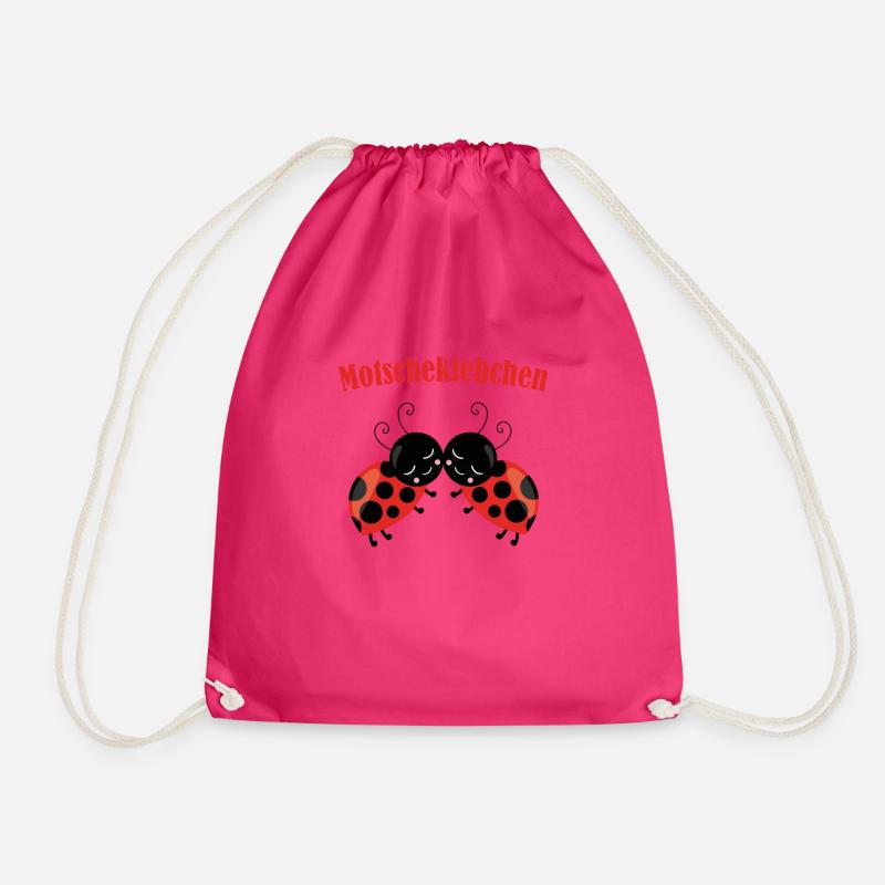 Modschegiebchen Motschekiebchen Geschenk 0813 - Turnbeutel - Fuchsia