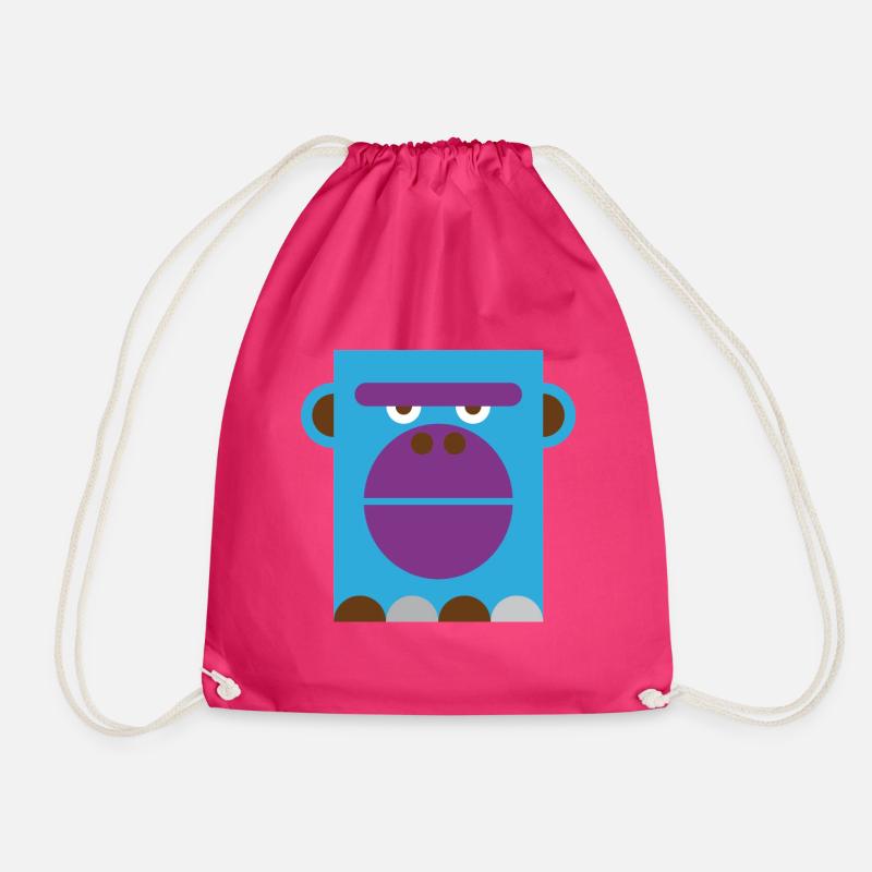 Gorilla - Turnbeutel - Fuchsia