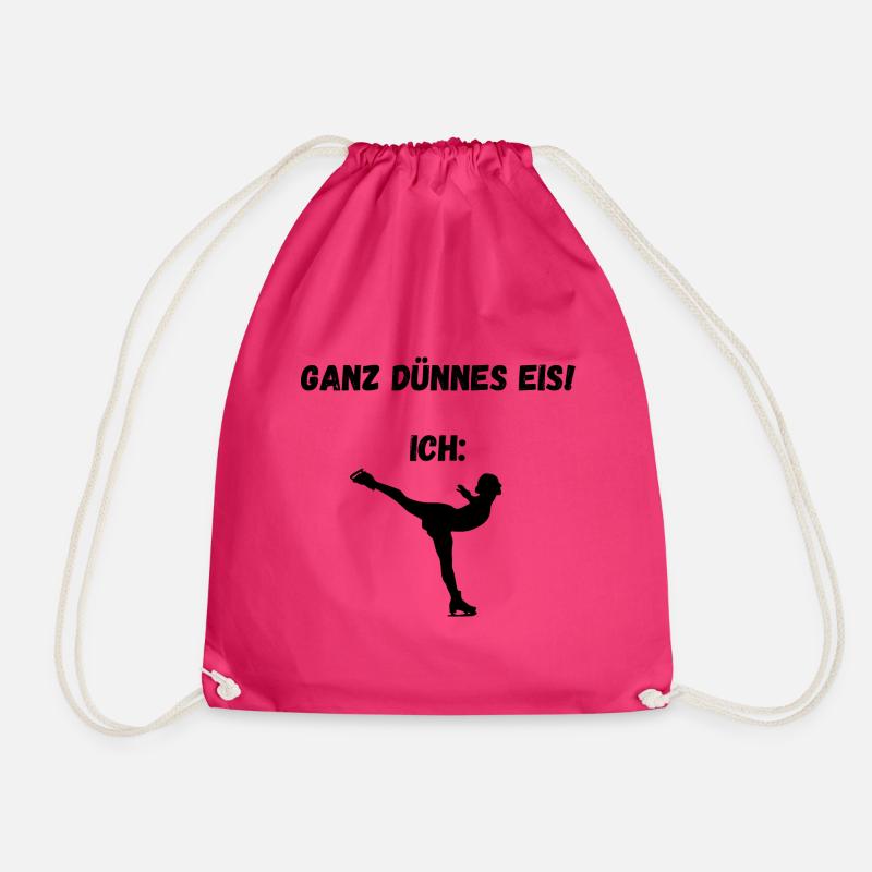 Ganz dünnes Eis - Turnbeutel - Fuchsia