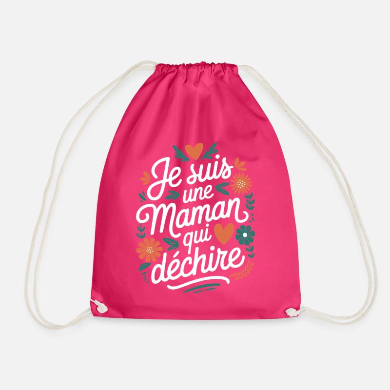 Ich bin eine Killer-Mutter - Turnbeutel - Fuchsia