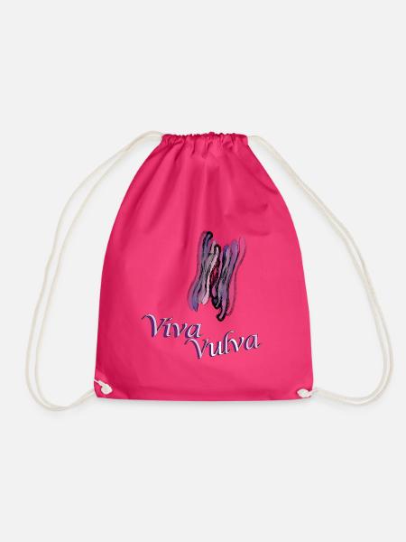 Viva Vulva - Turnbeutel - Fuchsia