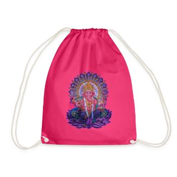 Ganesha 1 - Turnbeutel - Fuchsia - Vorne
