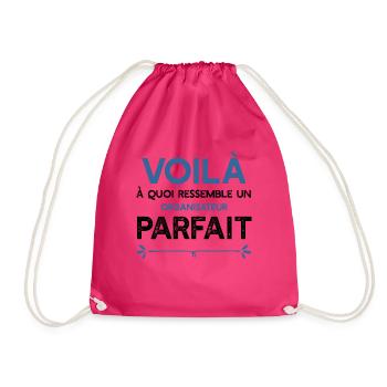 Un Organisateur parfait métier cadeau - Sac de sport léger - fuchsia - Devant