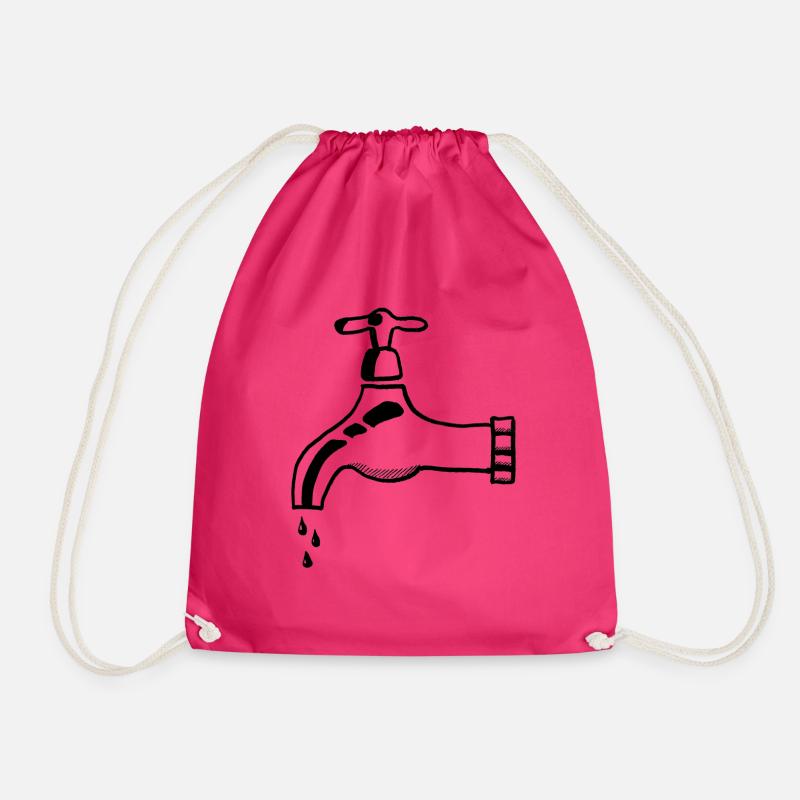 Klempner Wasserhahn - Turnbeutel - Fuchsia